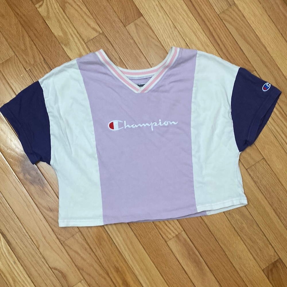Champion Colorblock Crop Top